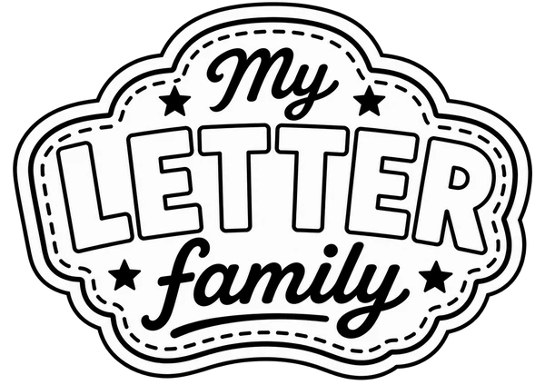 My Letter Family